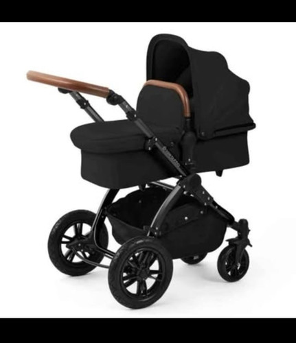 Ickle bubba black pram - pram, with